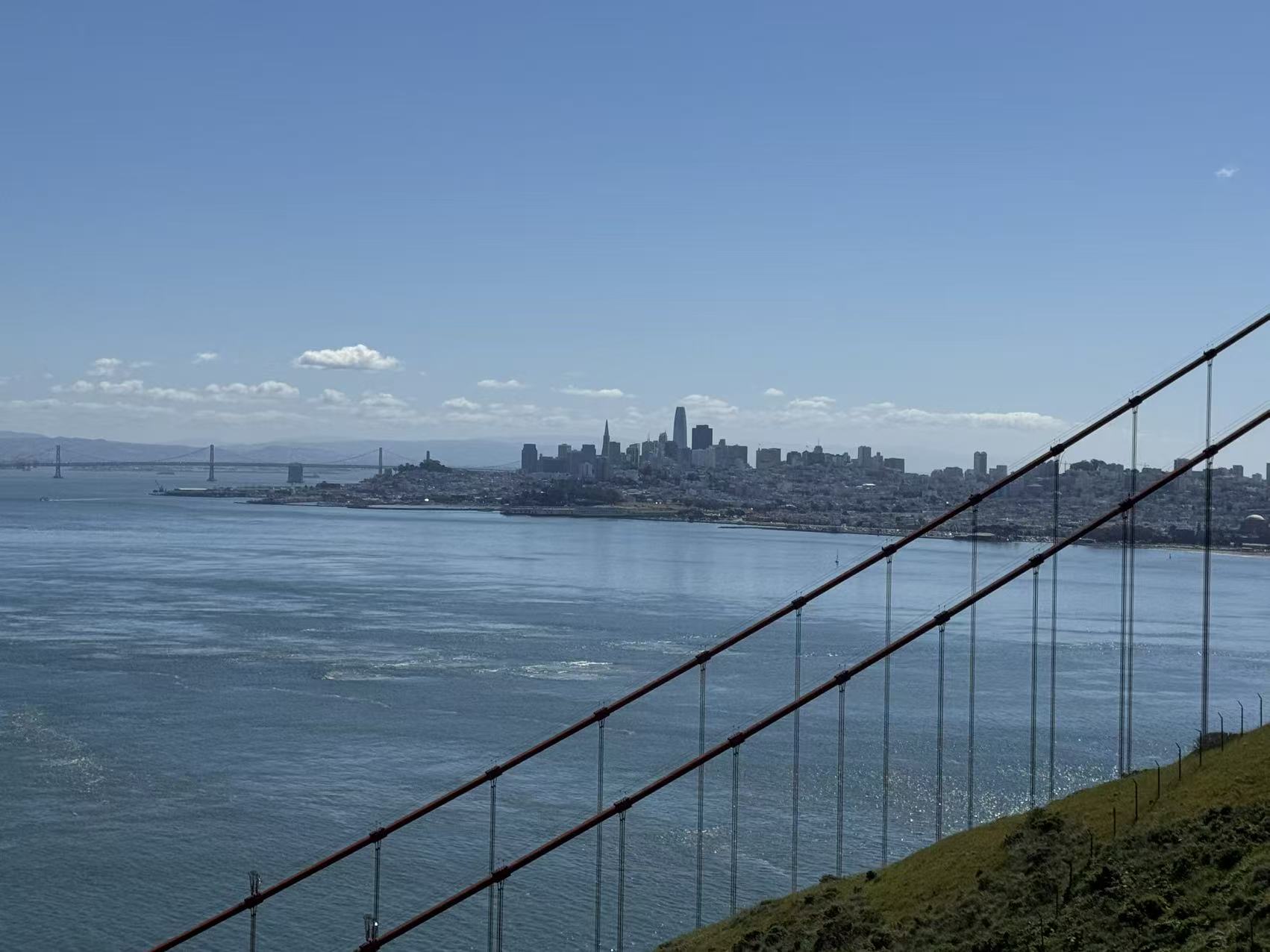 远眺旧金山都市区