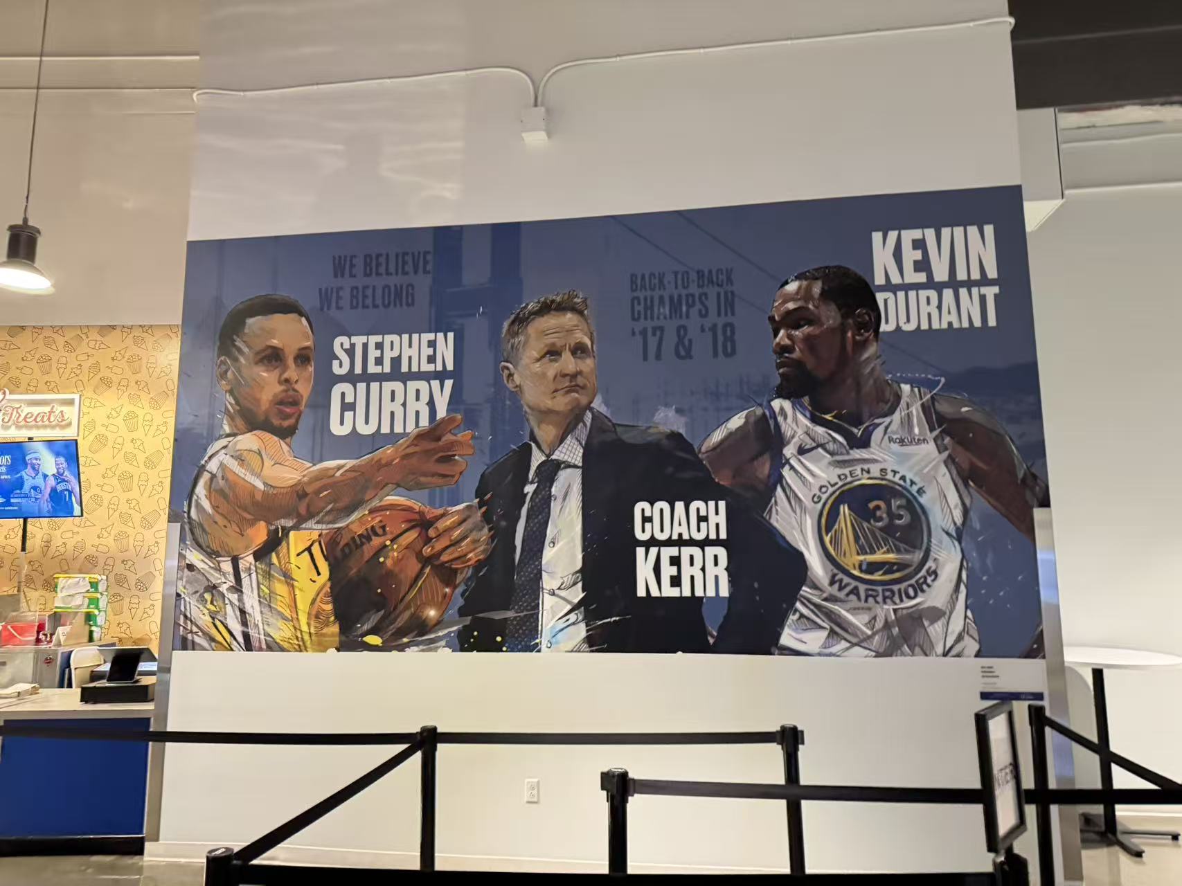 宣传海报，可惜库里没上场