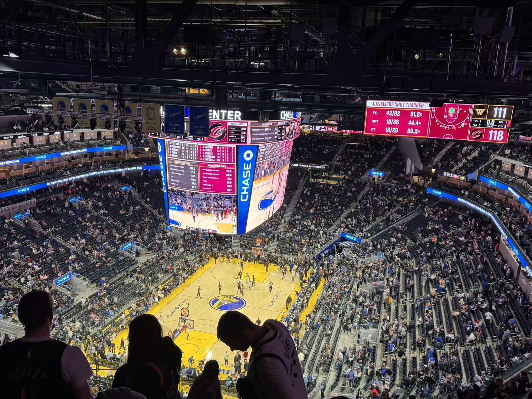 最终结局，勇士111，骑士118